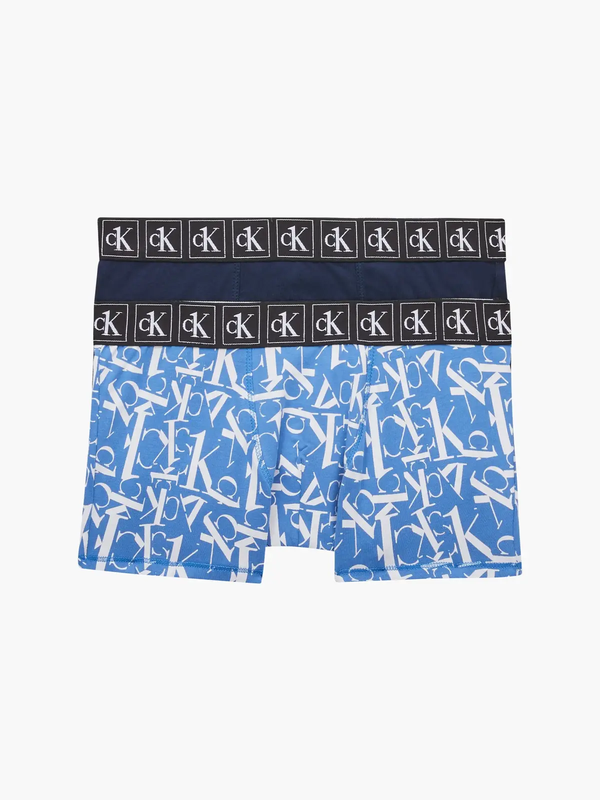 Calvin Klein 2PK TRUNK Erkek Mavi Boxer Set