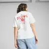 PUMA WARDROBE ESS Graphic Tee Beyaz Kadın T-Shirt