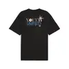 Puma DOWNTOWN Relaxed Graphic Tee Siyah Erkek T-Shirt