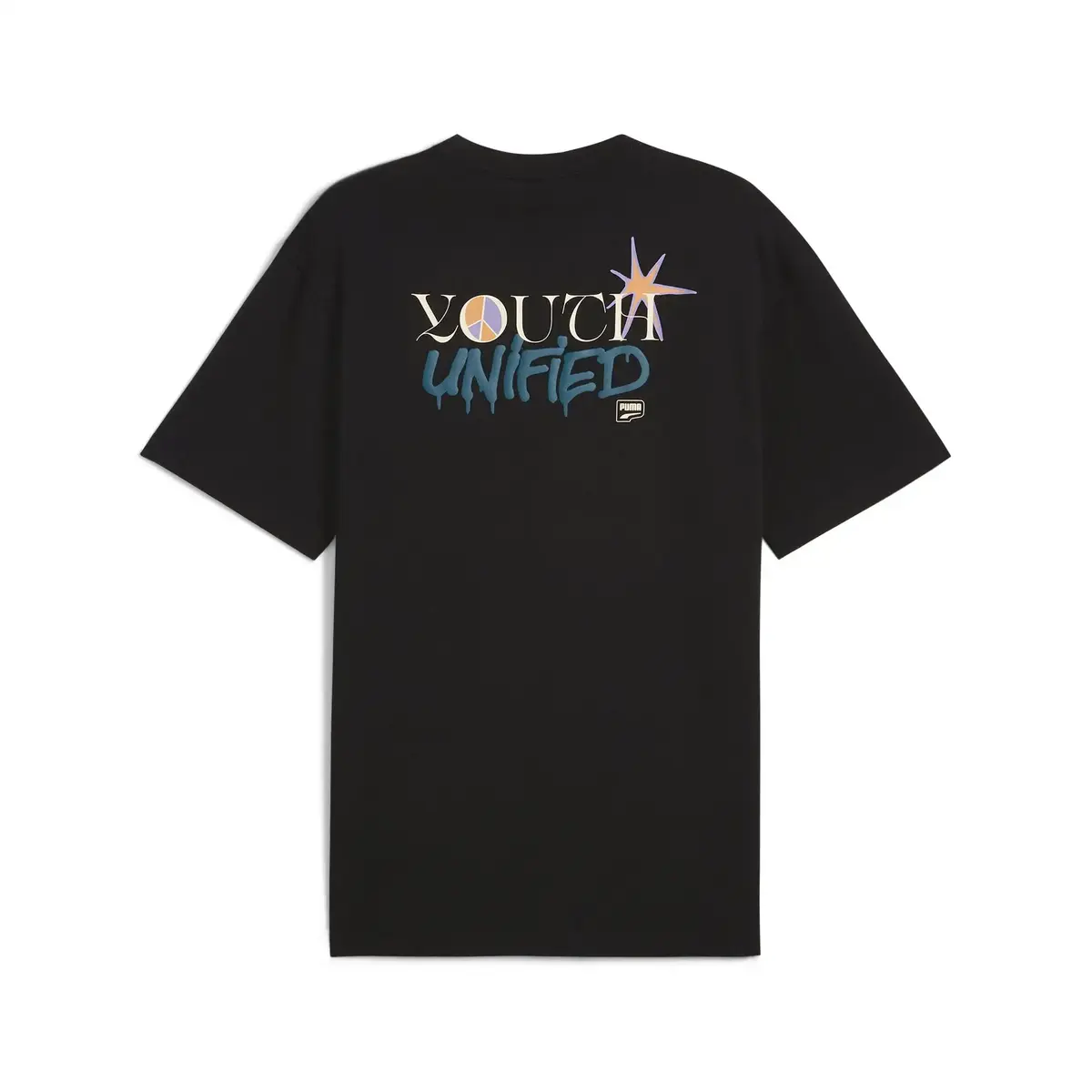 Puma DOWNTOWN Relaxed Graphic Tee Siyah Erkek T-Shirt