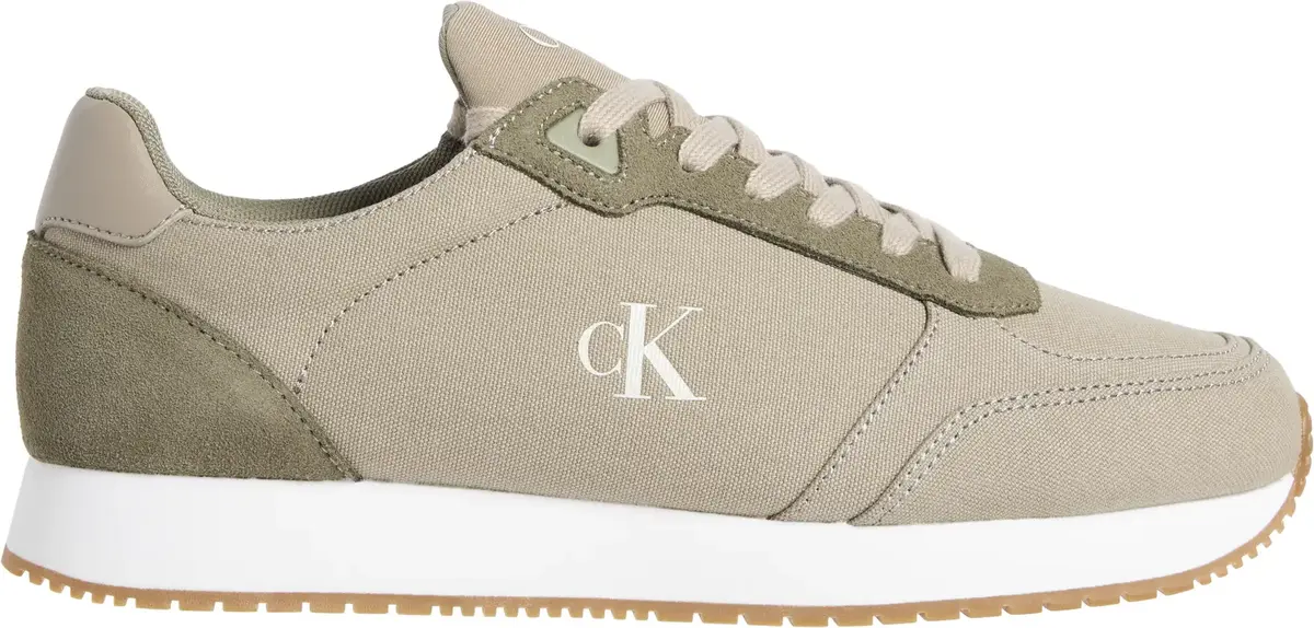 Calvin Klein RUNNER SOCK LACEUP M, 0H7 Yeşil Erkek Spor Ayakkabı & Sneaker