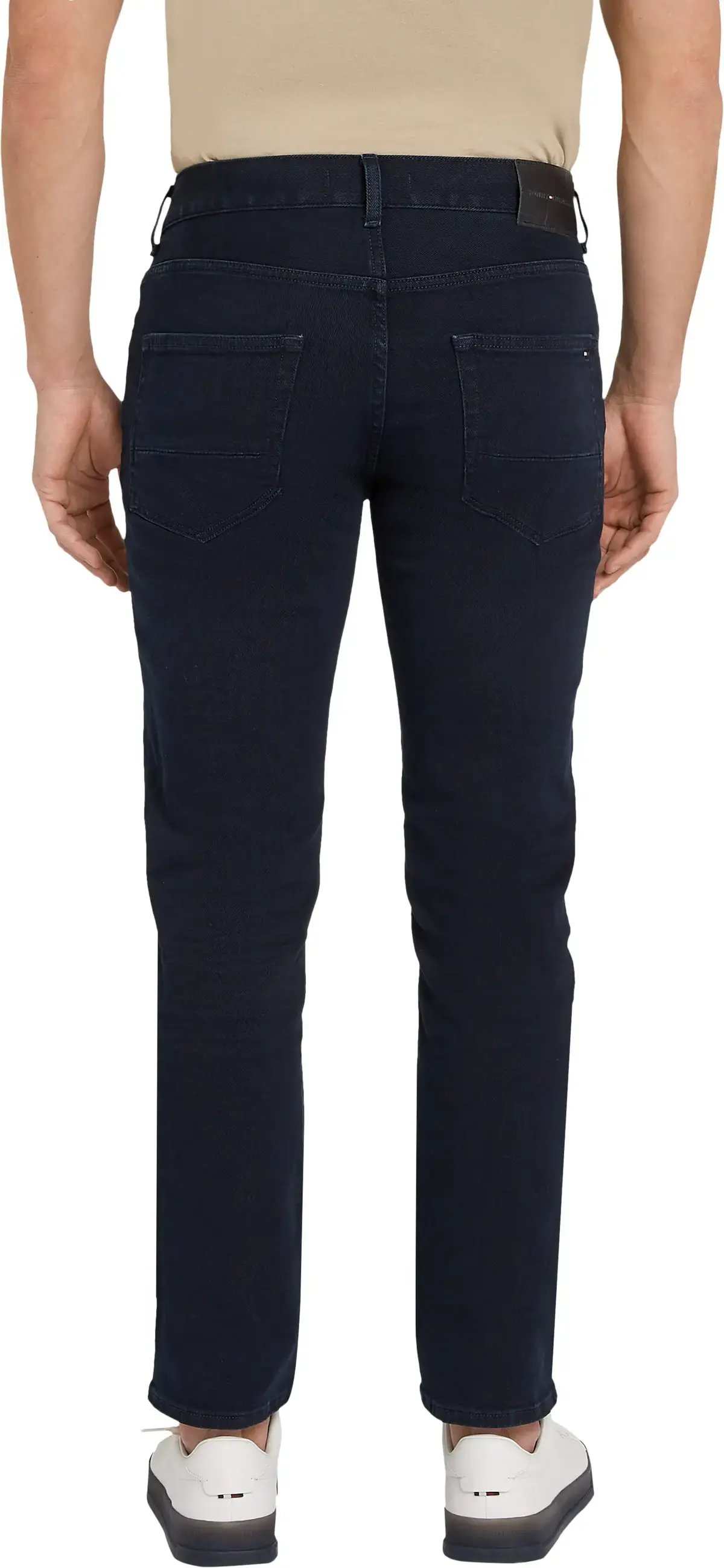 Tommy Hilfiger STRAIGHT DENTON PSTR, 1BR Siyah Erkek Jean Pantolon