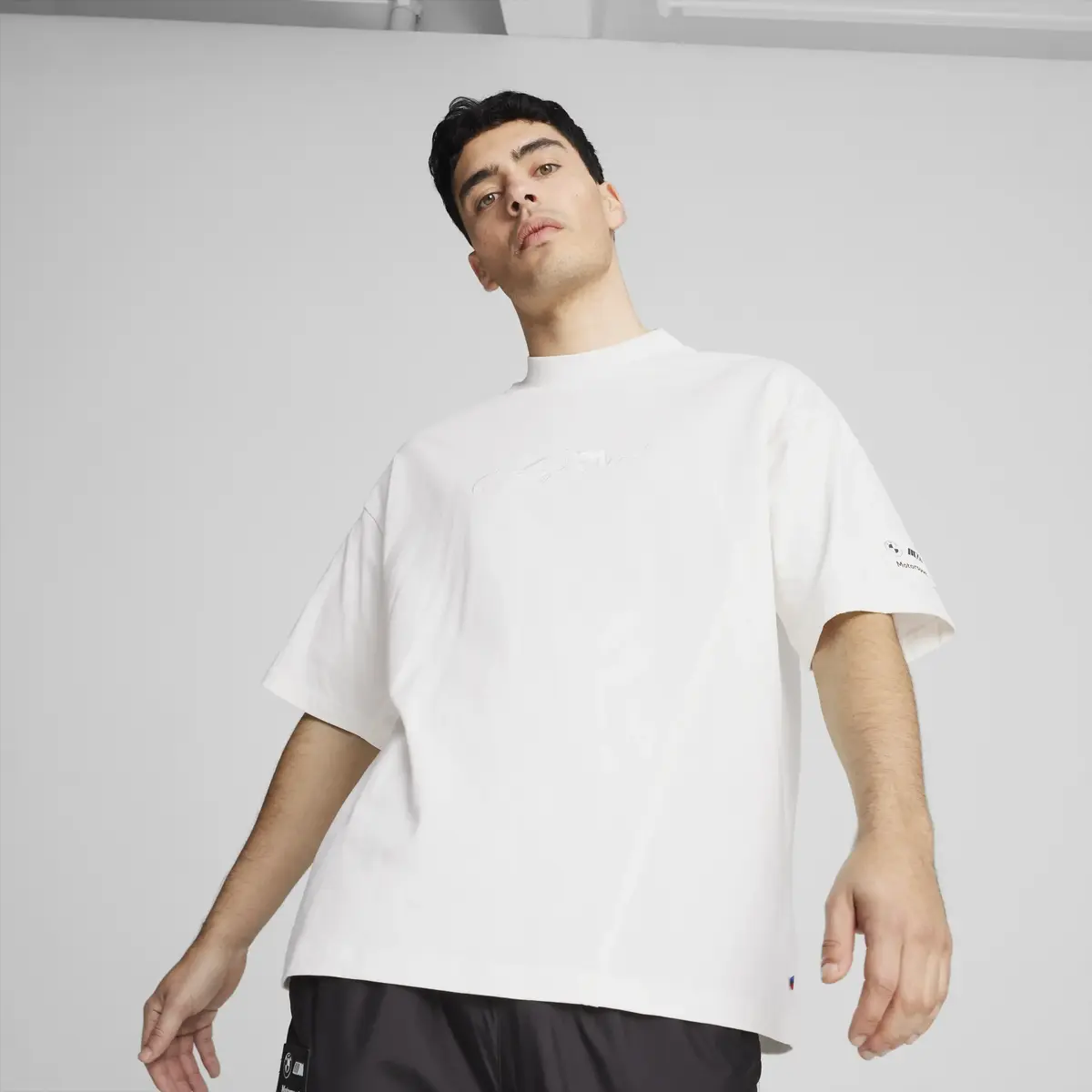 Puma BMW MMS STATEMENT CAR TEE Beyaz Erkek T-Shirt & Polo