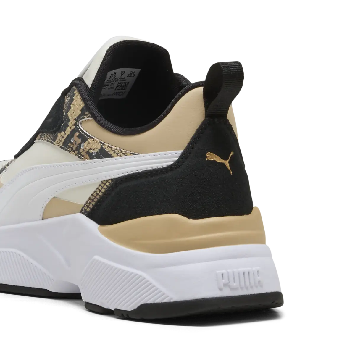 Puma Cassia Snake Chic Siyah Kadın Spor Ayakkabı