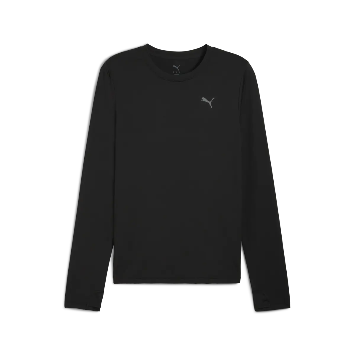 Puma M CLOUDSPUN LS TEE Siyah Erkek T-Shirt & Polo