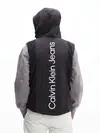 Calvin Klein SUBTLE BLOCKING HOOD Erkek Siyah Yelek
