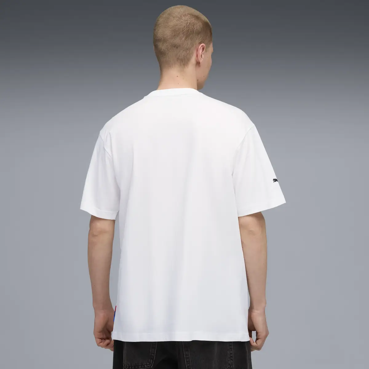 Puma BMW MMS Graphic Tee Mono Beyaz Erkek T-Shirt