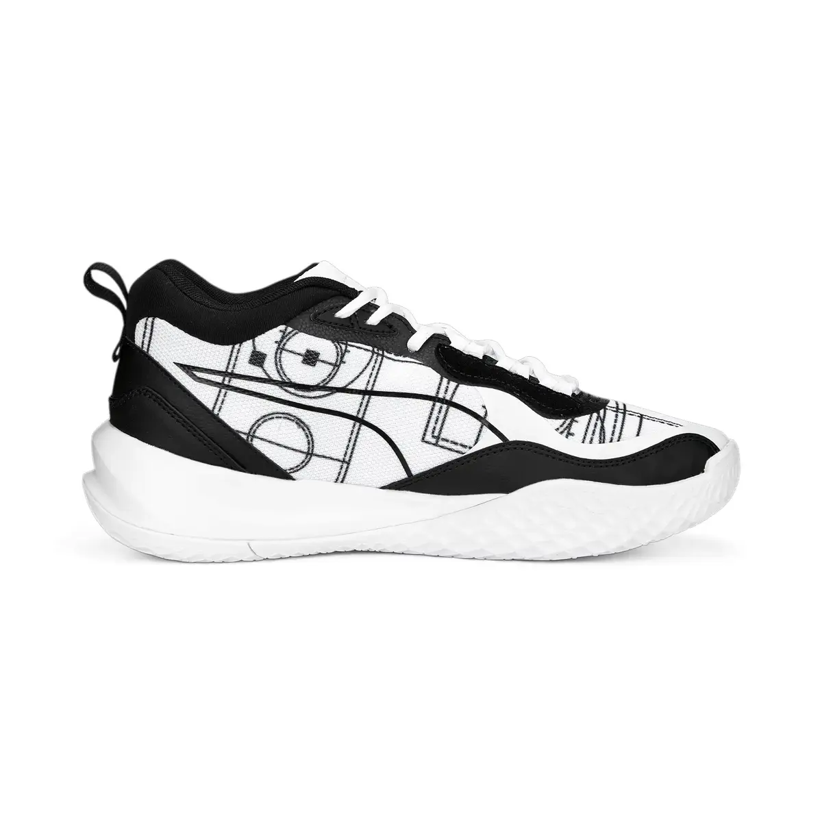 Puma Playmaker Pro Courtside Beyaz Erkek Günlük Spor Ayakkabı