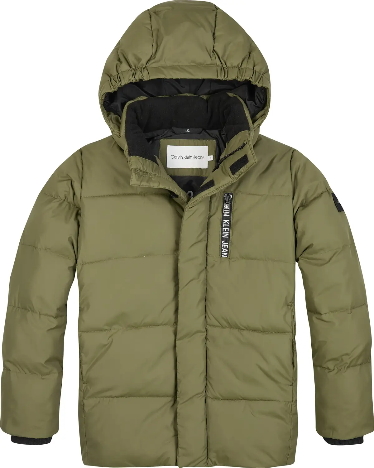 Calvin Klein ESSENTIAL PUFFER JAC Erkek Haki Şişme Mont