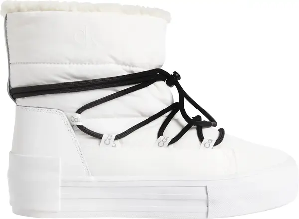 Calvin Klein BOLD VULC FLATF SNOW Kadın Beyaz Bot