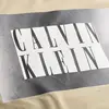 Calvin Klein OMBRE TEXT BOX TEE, HI0 Bej Erkek T-Shirt & Polo
