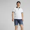 Puma Bmw Mms Zip Polo Beyaz Erkek Polo T-Shirt