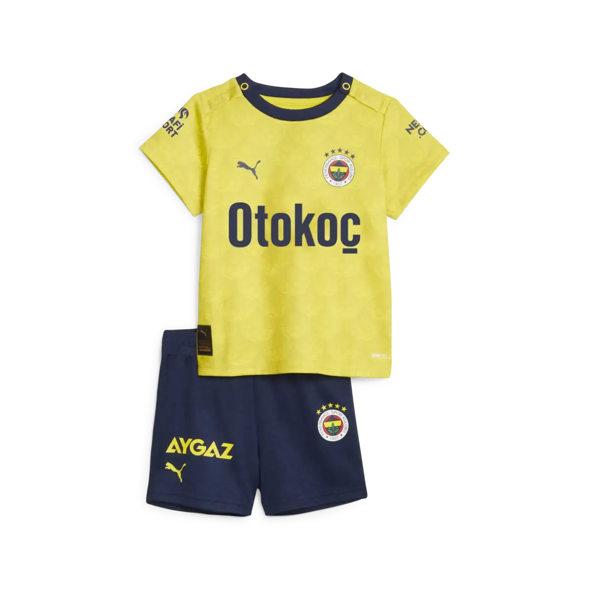 Puma FSK Away Babykit Blazing Yellow-Medieval Sarı Unisex Çocuk Forma