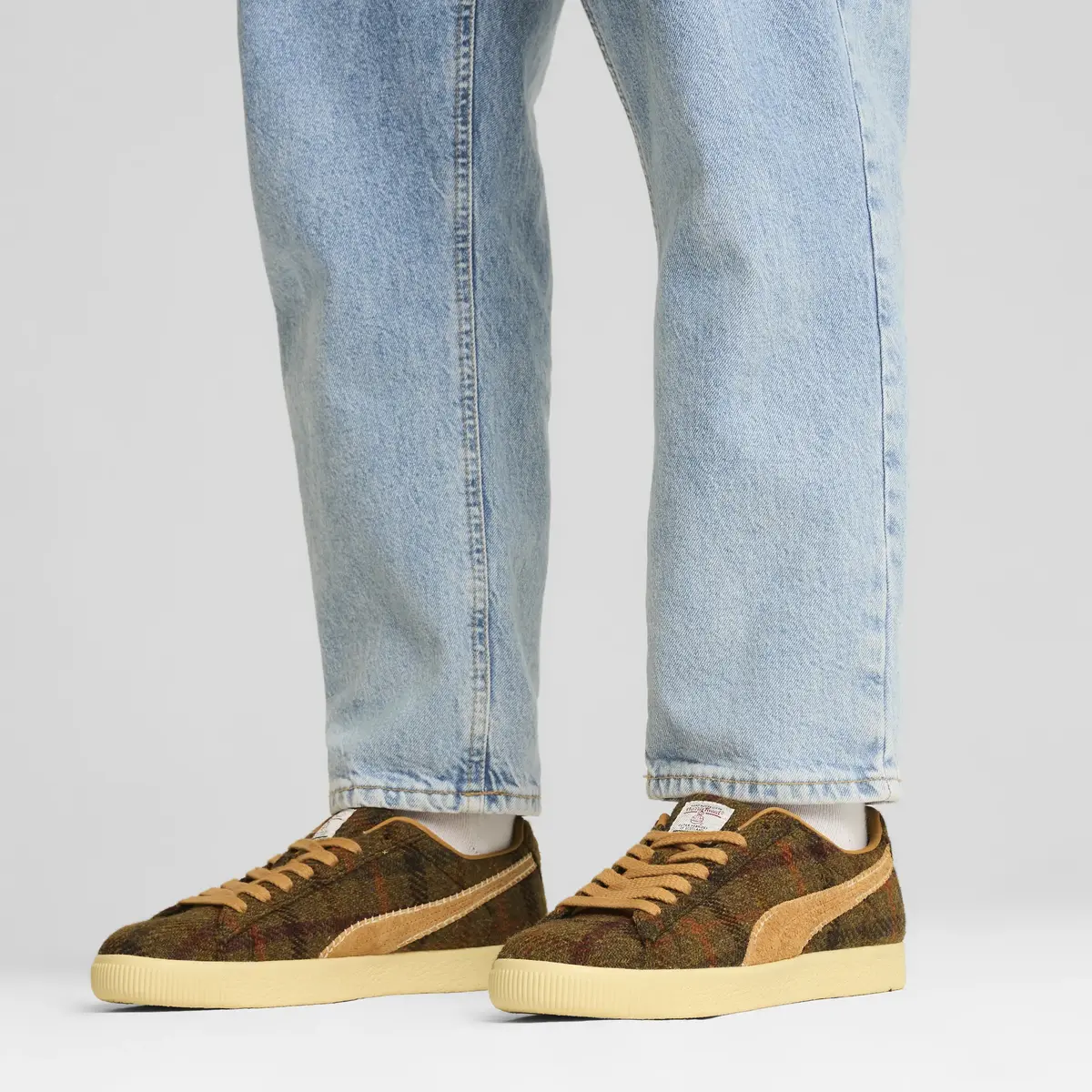 Puma Clyde Harris Tweed Kahverengi Erkek Spor Ayakkabı & Sneaker