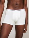 Tommy Hilfiger 3P TRUNK, 100 Beyaz 3'lü Erkek Boxer