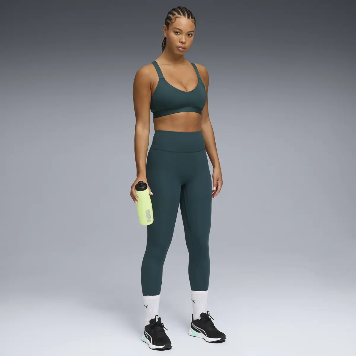 PUMA SHAPE BRA - Low Yeşil Bra
