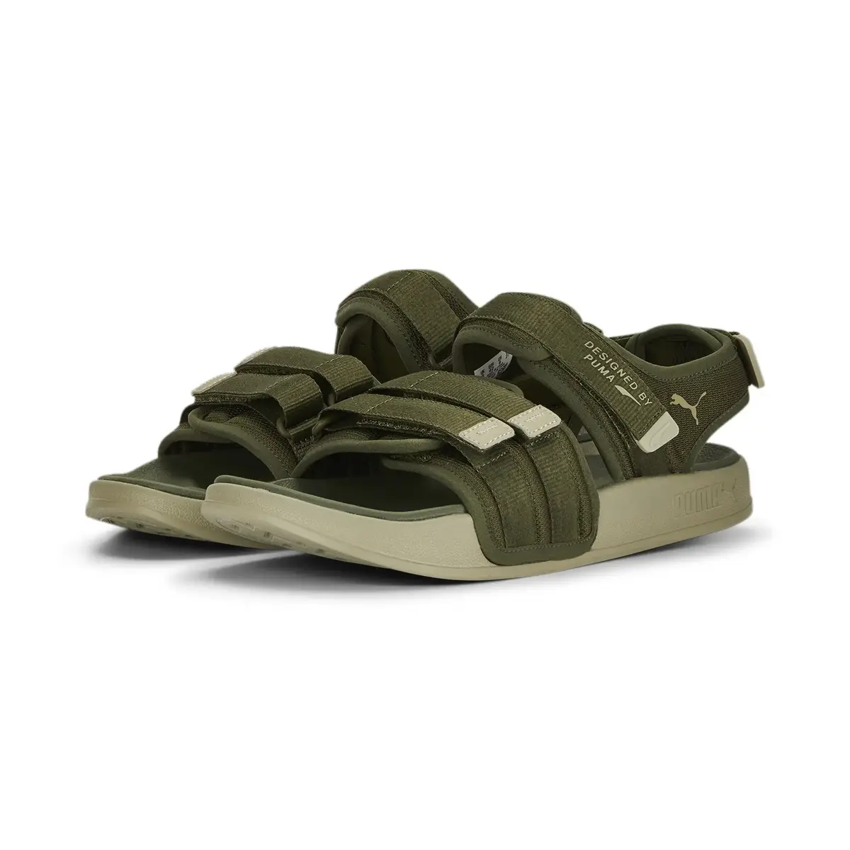 Puma Leadcat City Sandal Green Moss-Birch Tre Yeşil Erkek Sandalet