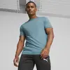 Puma EVOSTRIPE Tee Mavi Erkek T-shirt