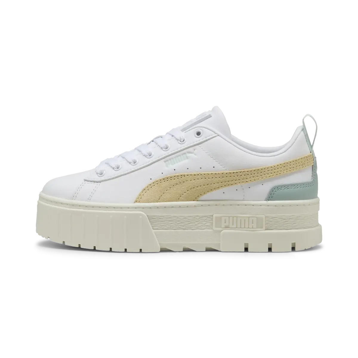 Puma Mayze Lth Wn s Beyaz Kadın Spor Ayakkabı & Sneaker