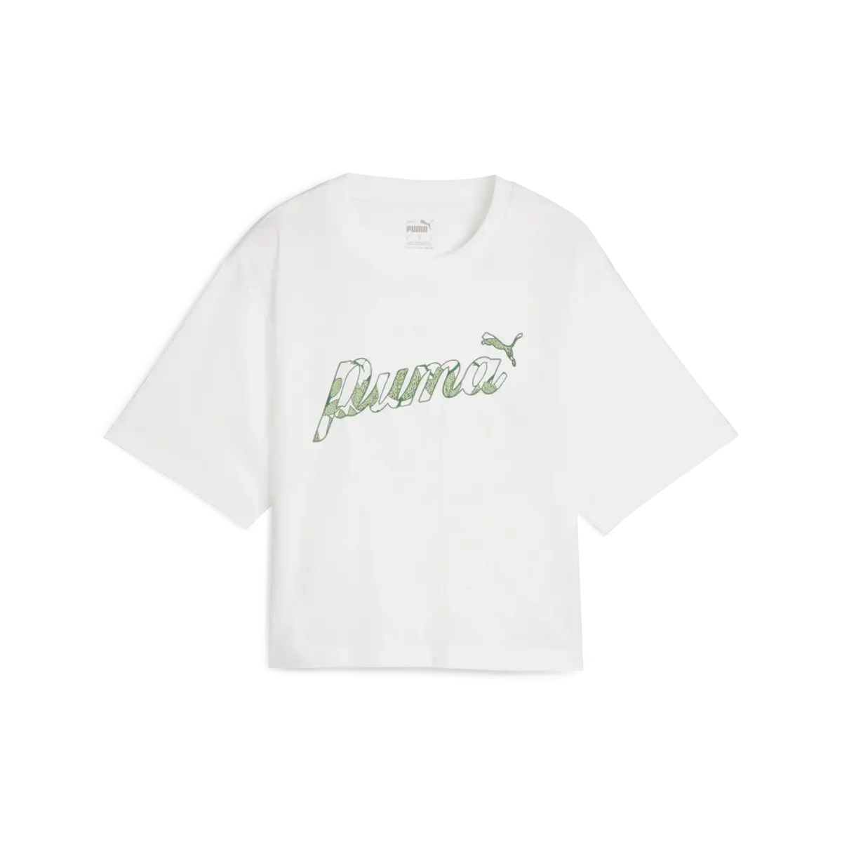 Puma BLOSSOM Short Graphic Tee Beyaz Kadın Şort