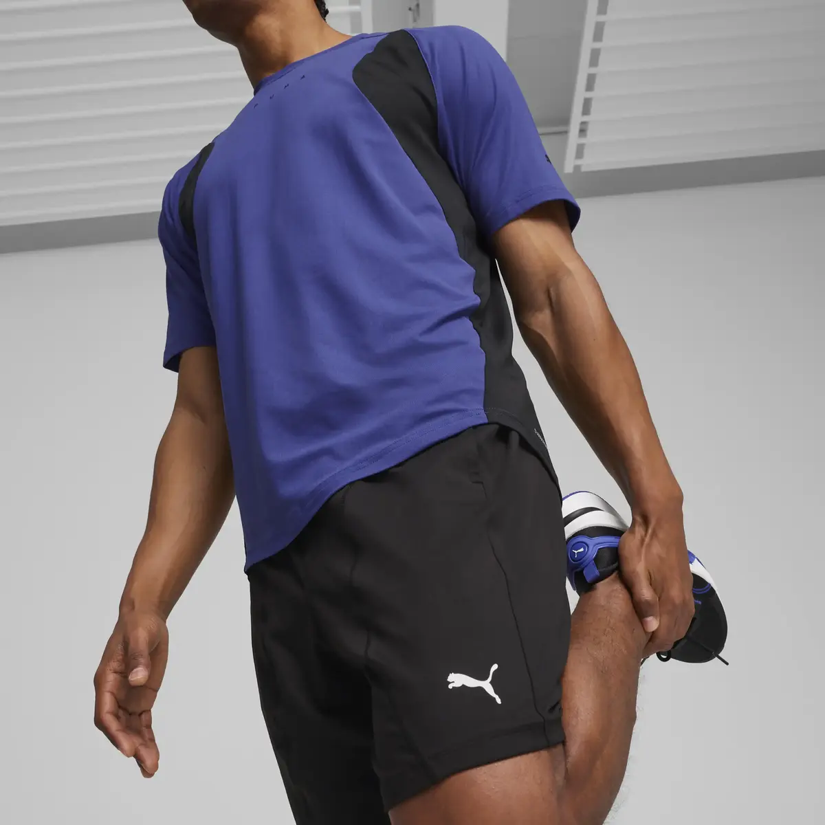 PUMA M CLOUDSPUN 7" KNIT SHORT Siyah Erkek Şort