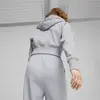 Puma CLASSICS+ Relaxed Cropped Hoodie Gri Kadın Hoodie