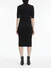 Calvin Klein EXTRA FINE WOOL 1/2 Kadın Siyah Elbise