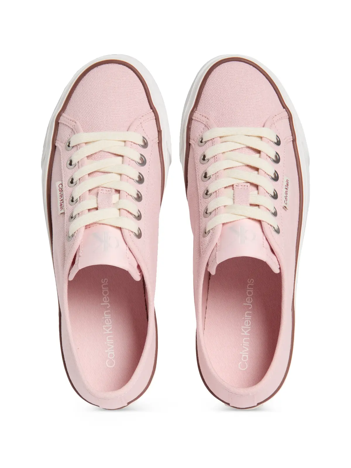 Calvin Klein VULC FLATFORM CTN LO Pembe Kadın Sneaker