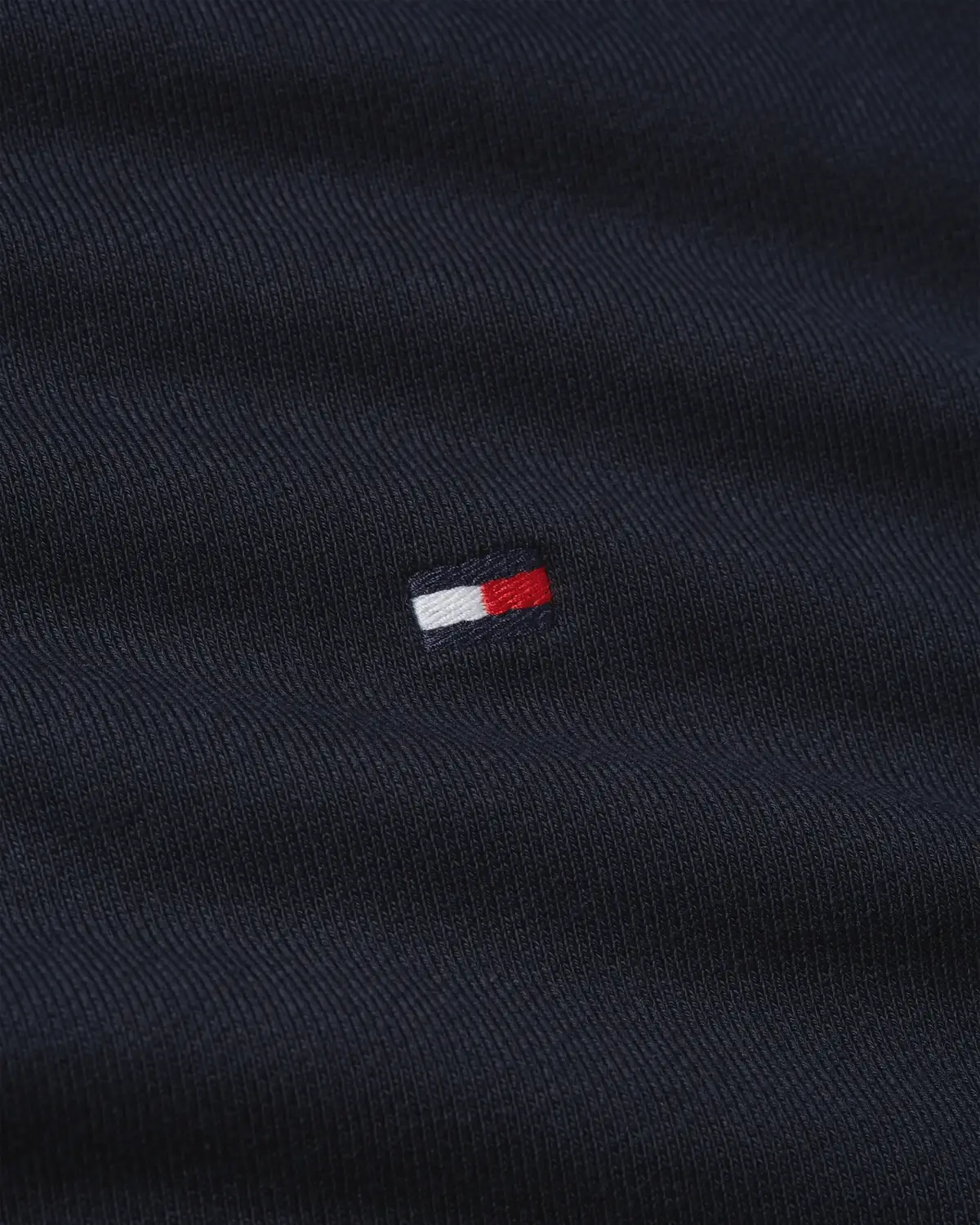 Tommy Hilfiger ESSENTIAL TERRY 1/4, DW5 Siyah Erkek Sweatshirt