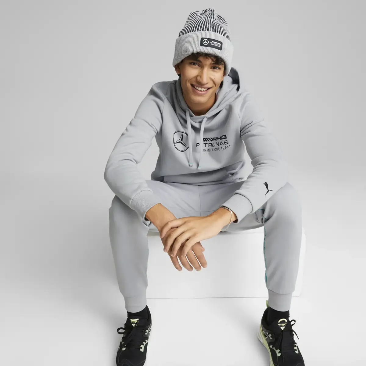 Puma Mapf1 Beanie Gri Erkek Bere