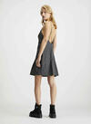 Calvin Klein NYLON SLEEVELESS TAN, 0GP Siyah Kadın Elbise