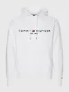Tommy Hilfiger TOMMY LOGO HOODY, YBR Beyaz Erkek Sweatshirt