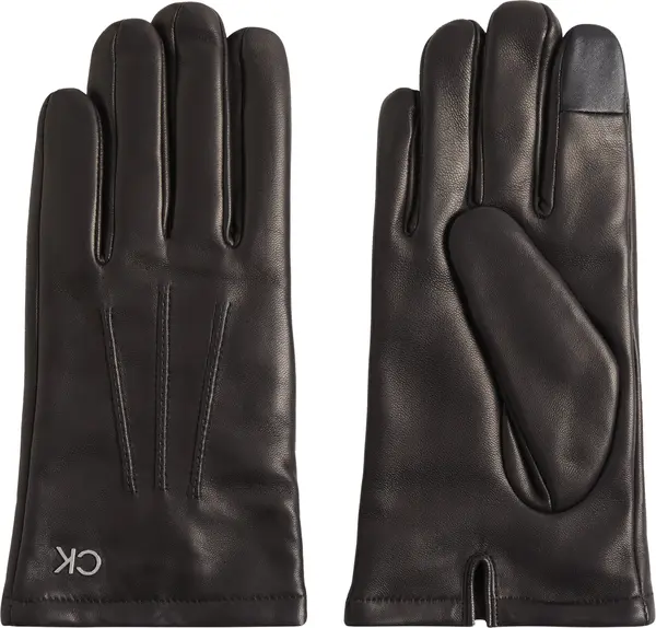 Calvin Klein GS CK METAL GLOVES L Erkek Siyah Eldiven