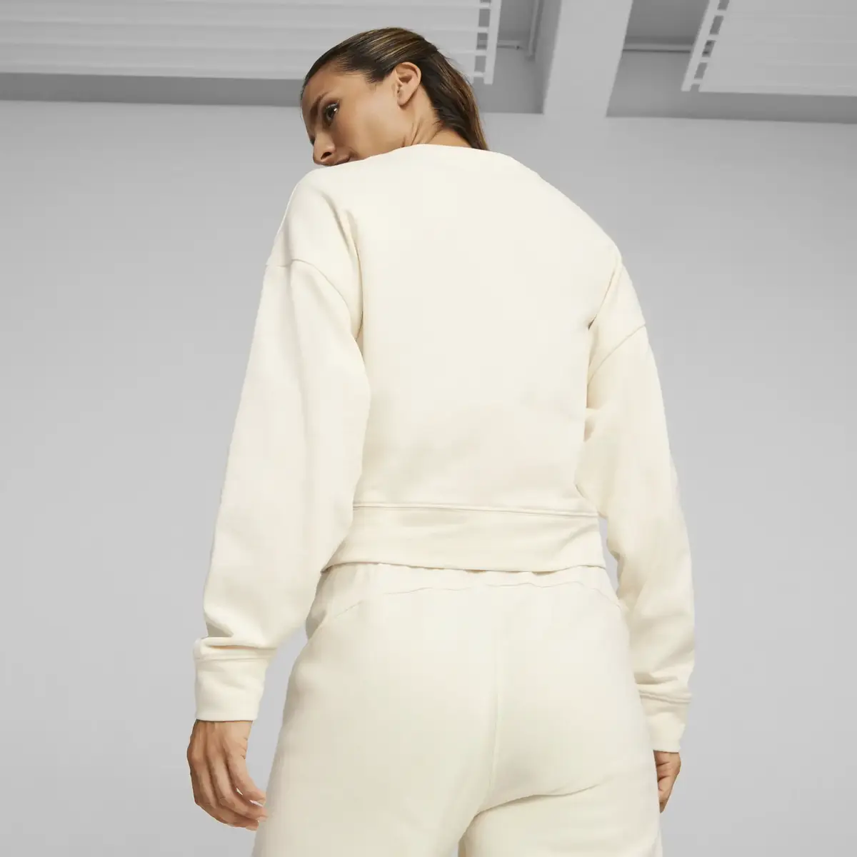 Puma BETTER SPORTSWEAR Crew Krem Kadın T-Shirt & Polo
