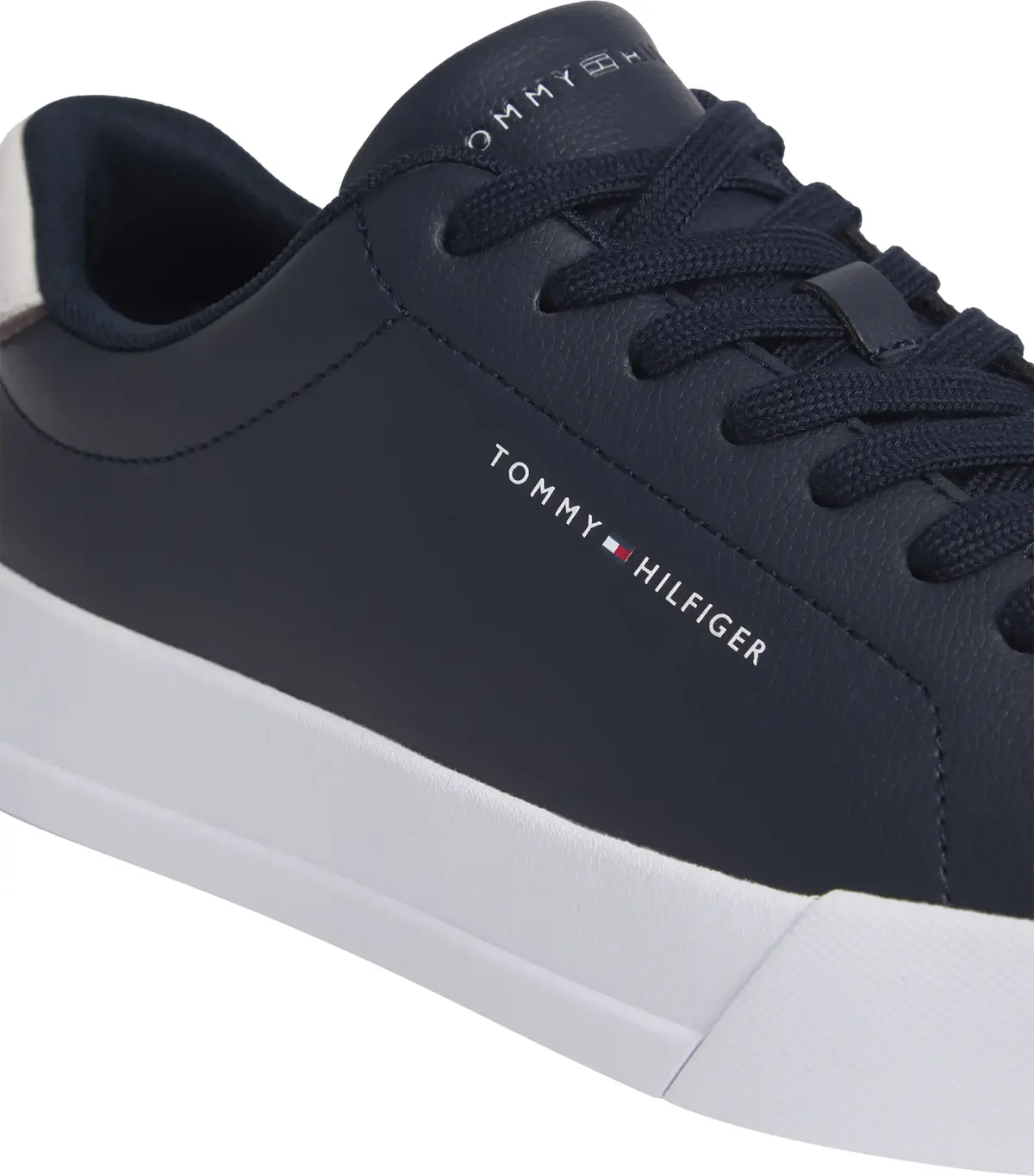Tommy Hilfiger TH COURT LTH DETAIL, DW5 Siyah Erkek Spor Ayakkabı & Sneaker