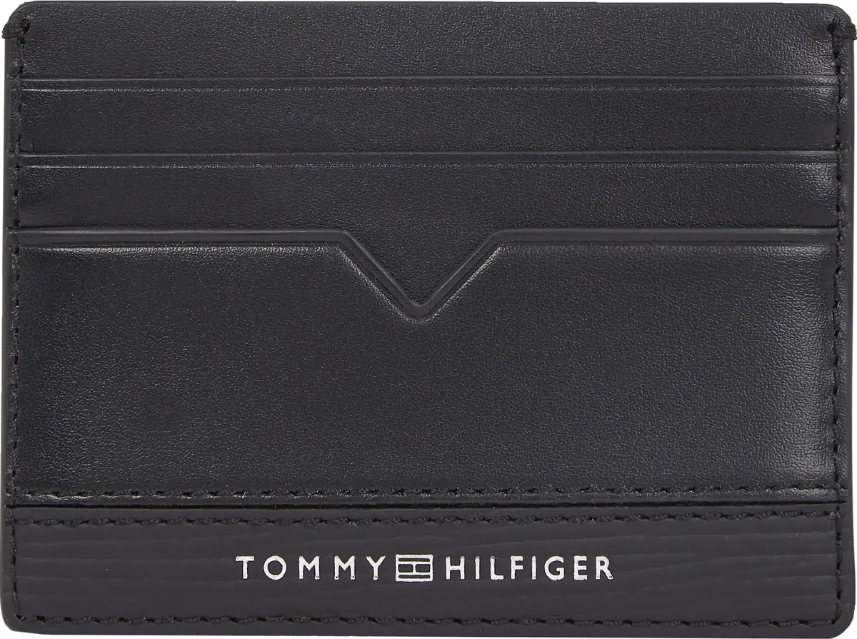 Tommy Hilfiger TH BUSINESS CC HOLDE Erkek Siyah Cüzdan