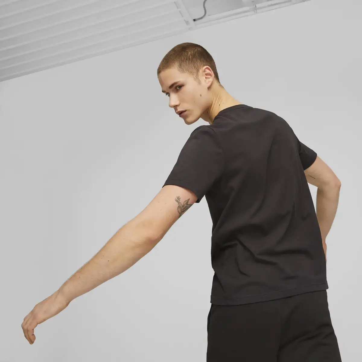 Puma BMW MMS ESS Logo Tee Siyah Erkek/Unisex T-Shirt