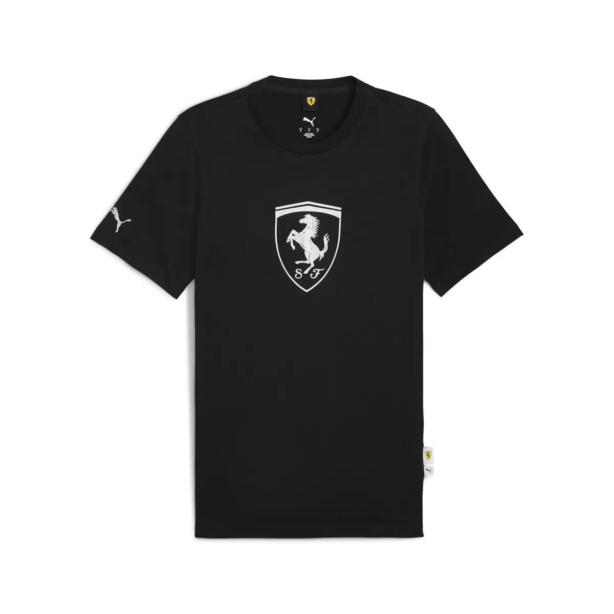 Puma Ferrari Tonal Shield Tee Siyah Erkek T-Shirt