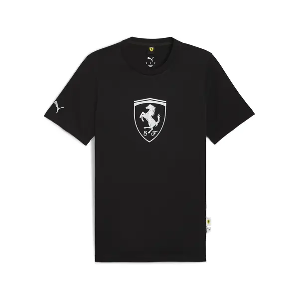Puma Ferrari Tonal Shield Tee Siyah Erkek T-Shirt