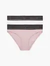 Calvin Klein 2PK BIKINI-LACE Kadın Pembe Bkini Külot Set