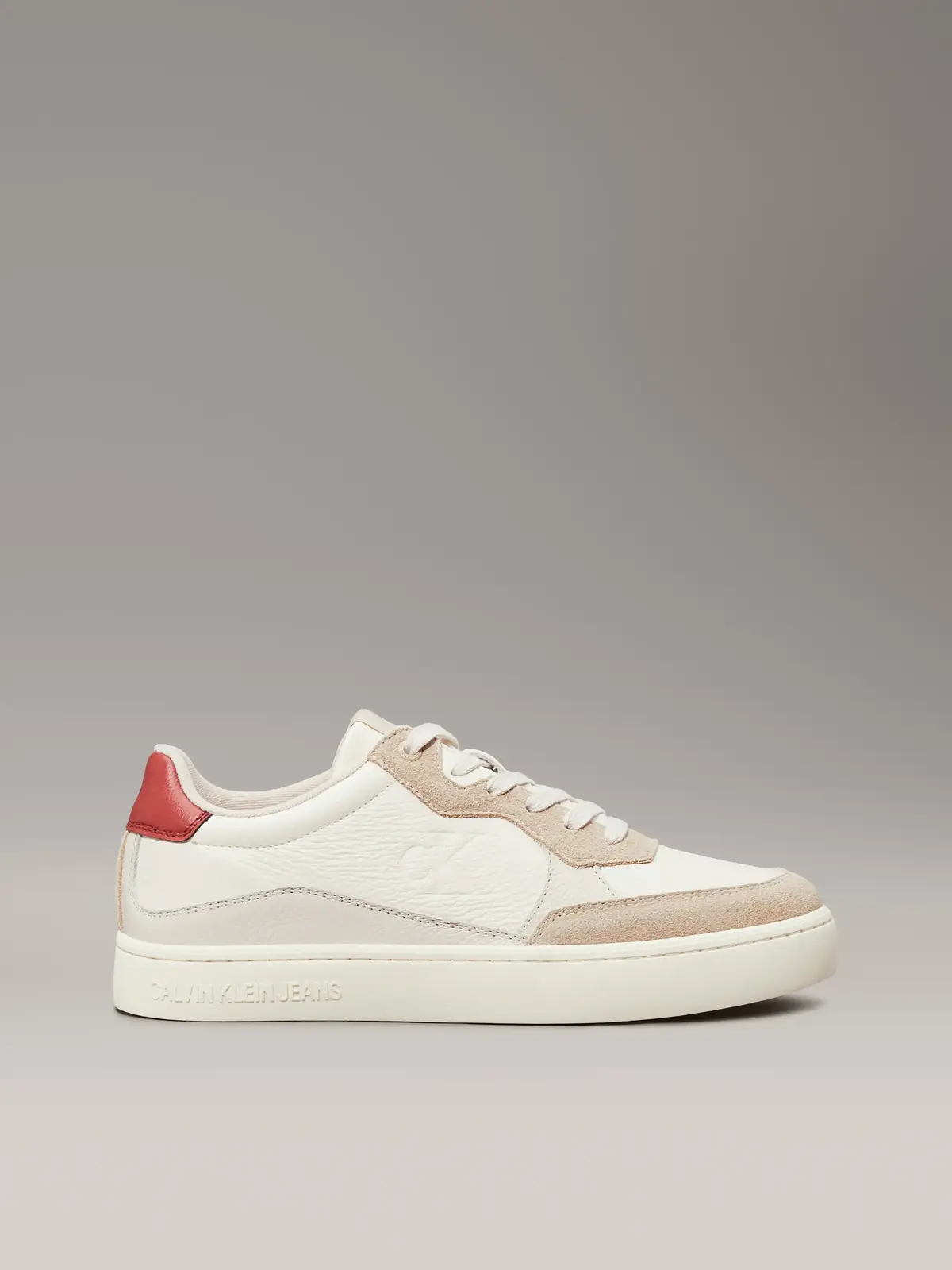 Calvin Klein CLASSIC CUPSOLE MG W, 0LH Krem Erkek Spor Ayakkabı & Sneaker