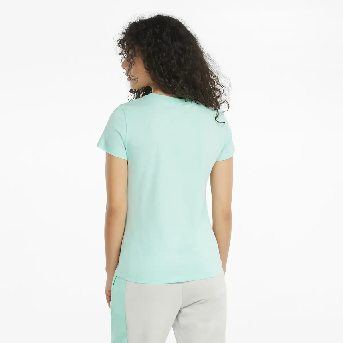 Puma Intl Graphic Tee Beach Glass Mavi Kadın T-Shirt