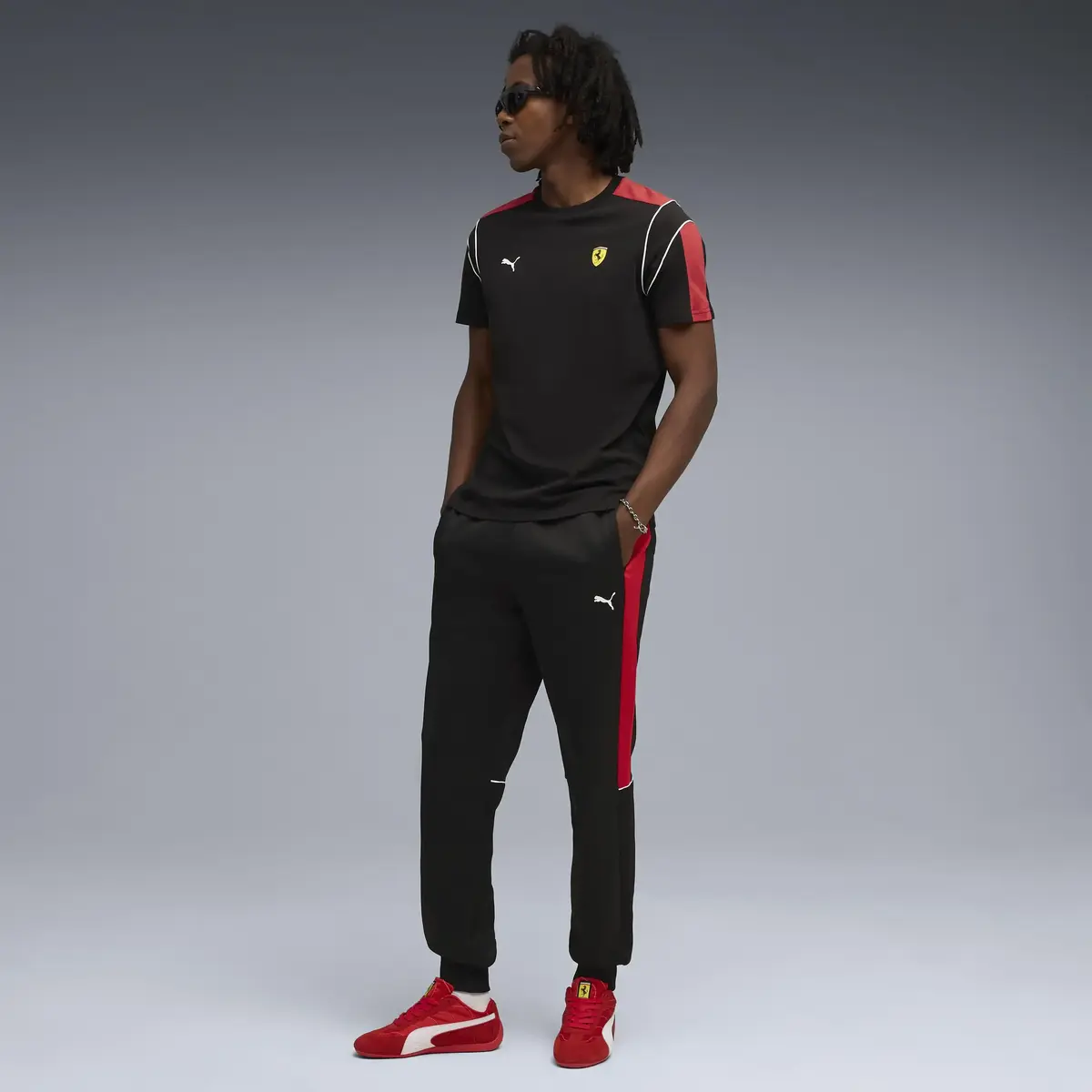 Puma Ferrari MT7 Tee Siyah Erkek T-Shirt