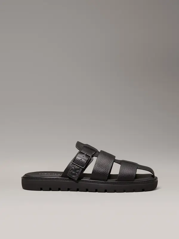 Calvin Klein SQ MOLDED SANDAL FIS, 0GJ Siyah Erkek Terlik
