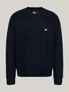Tommy Hilfiger TJM SLIM CABLE KNIT Erkek Lacivert Kazak
