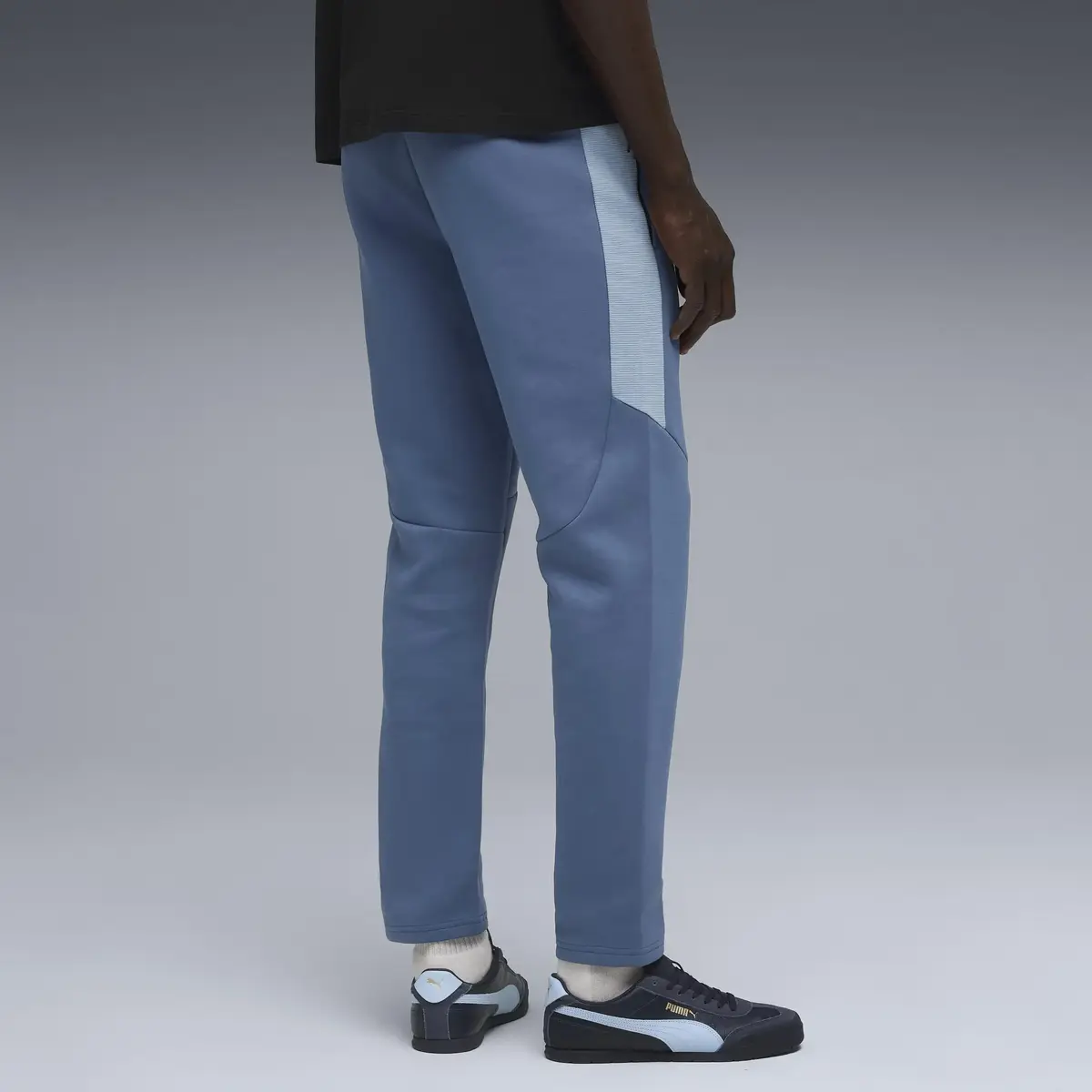 Puma EVOSTRIPE Pants DK Mavi Erkek Eşofman Altı
