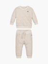 Calvin Klein SOFT QUILTED HWK SET Bebek Krem Eşofman Takımı