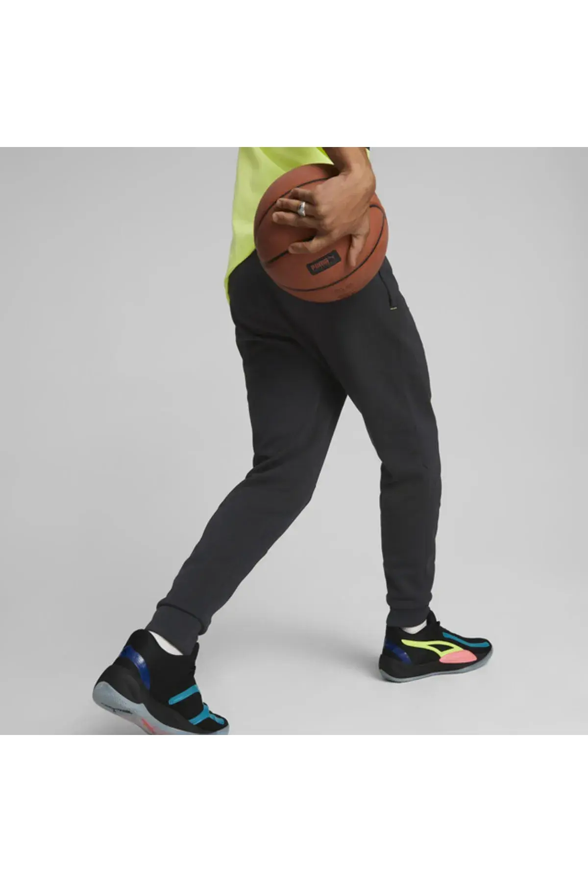 Puma Dime Pant Siyah Erkek Basketbol Eşofman Altı