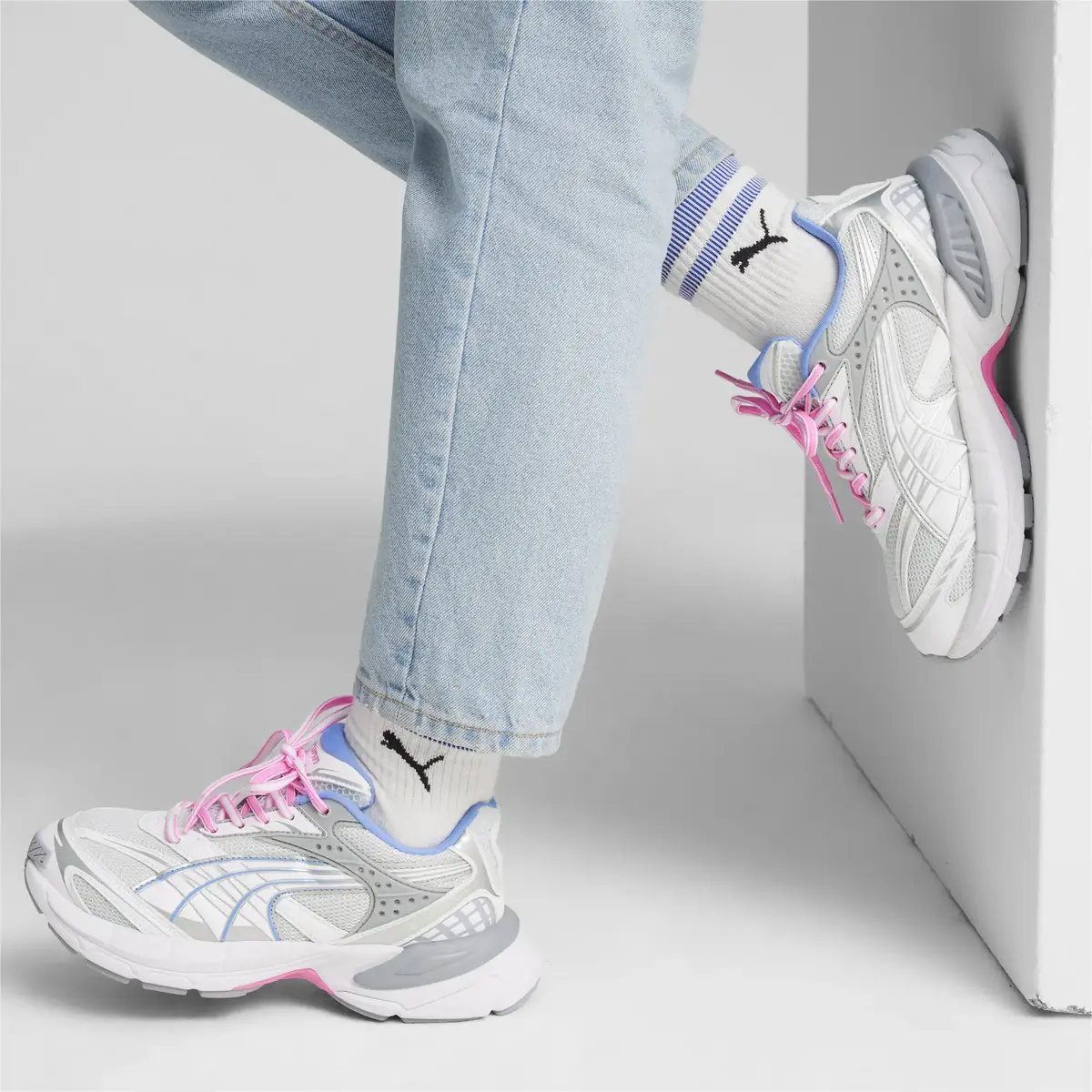 Puma Velophasis Sprint2K Beyaz Unisex Günlük Spor Ayakkabı