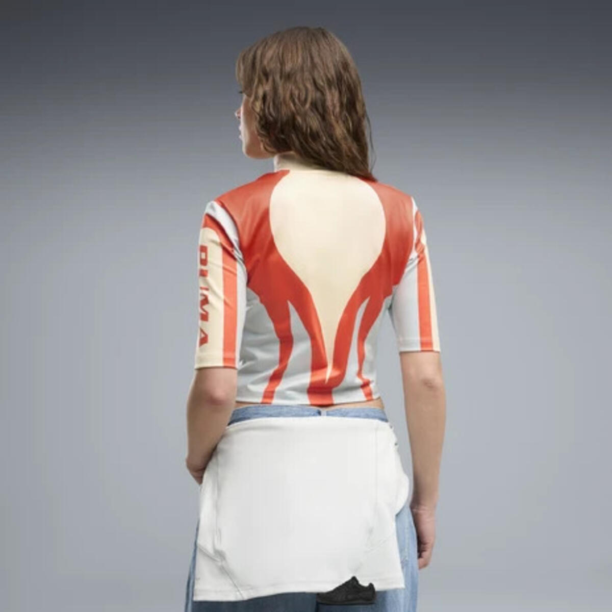 Puma FUTURE.PUMA.ARCHIVE Moto Top Turuncu Kadın T-Shirt